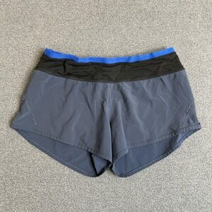 Smartwool Shorts Womens Small Blue Lined Drawstring 3 Inseam Running Athletic